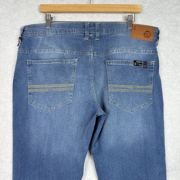BUFFALO David Bitton Mens Jeans Evan-X Slim Straight Stretch Blue 36 x 32 NWT - Picture 7 of 16